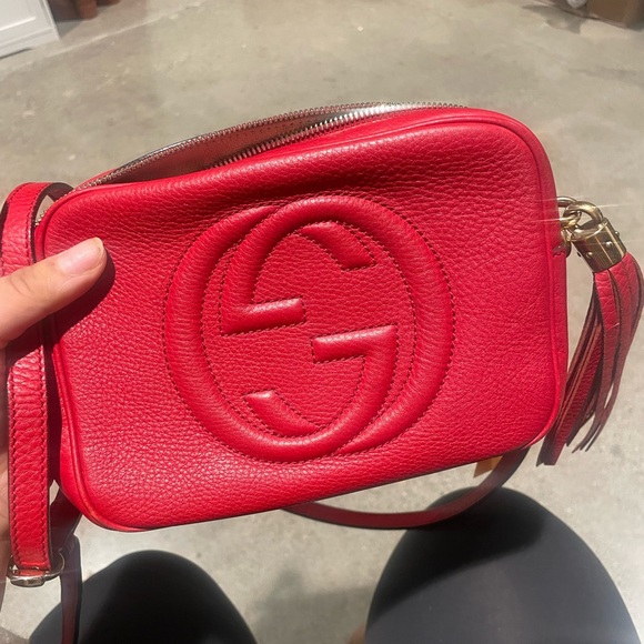 Gucci red Soho crossbody - Picture 1 of 3
